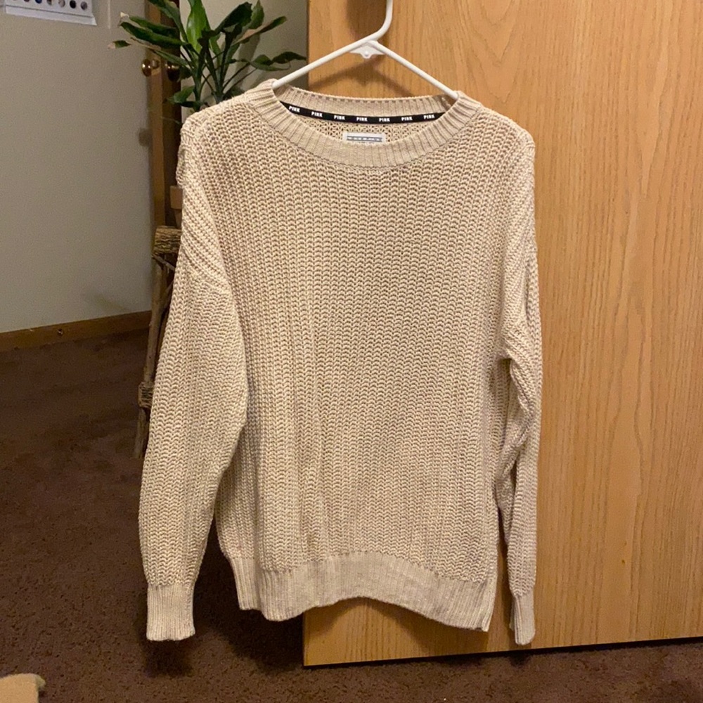 Love pink casual sweater